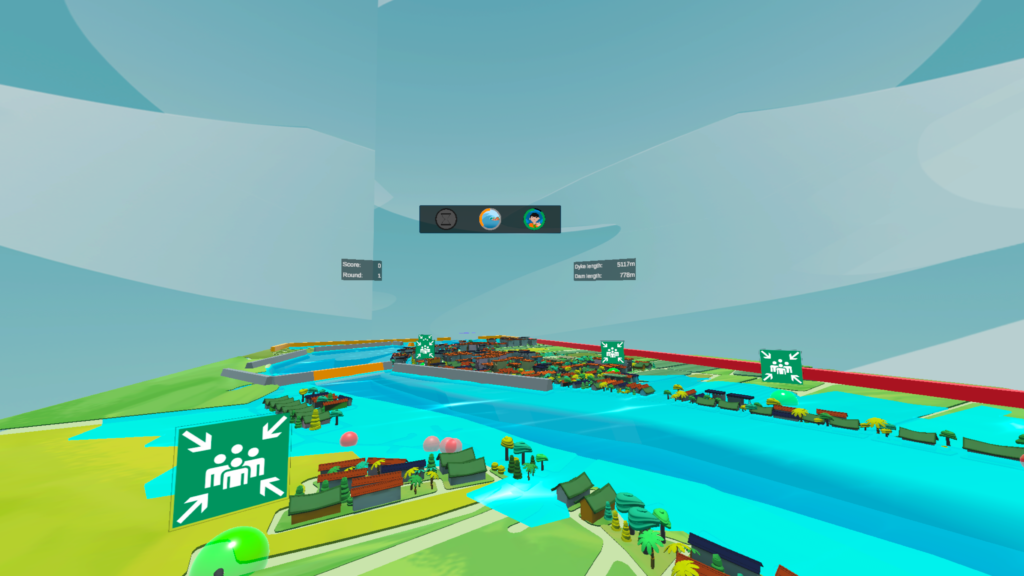 flooding game VR 3D